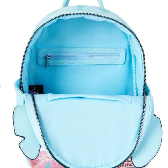 BioWorld Disney Exclusive Stitch 3D Ears Doughnut Mini Backpack NEW WITH TAGS - Picture 4 of 4